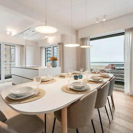 Ruim En Luxueus App Met Zeezicht En Garage - 8P Apartment Knokke-Heist Exterior photo